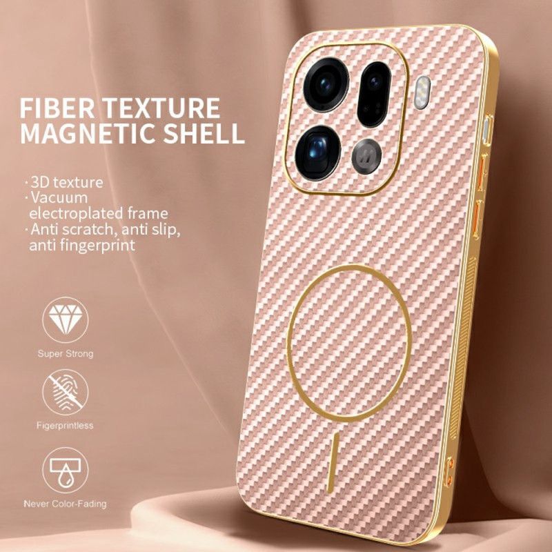Coque Oppo Find X9 Pro 5G Texture Fibre de Carbone