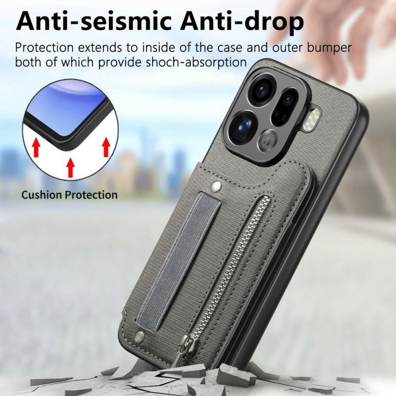 Coque Oppo Find X9 Pro Portefeuille RFID