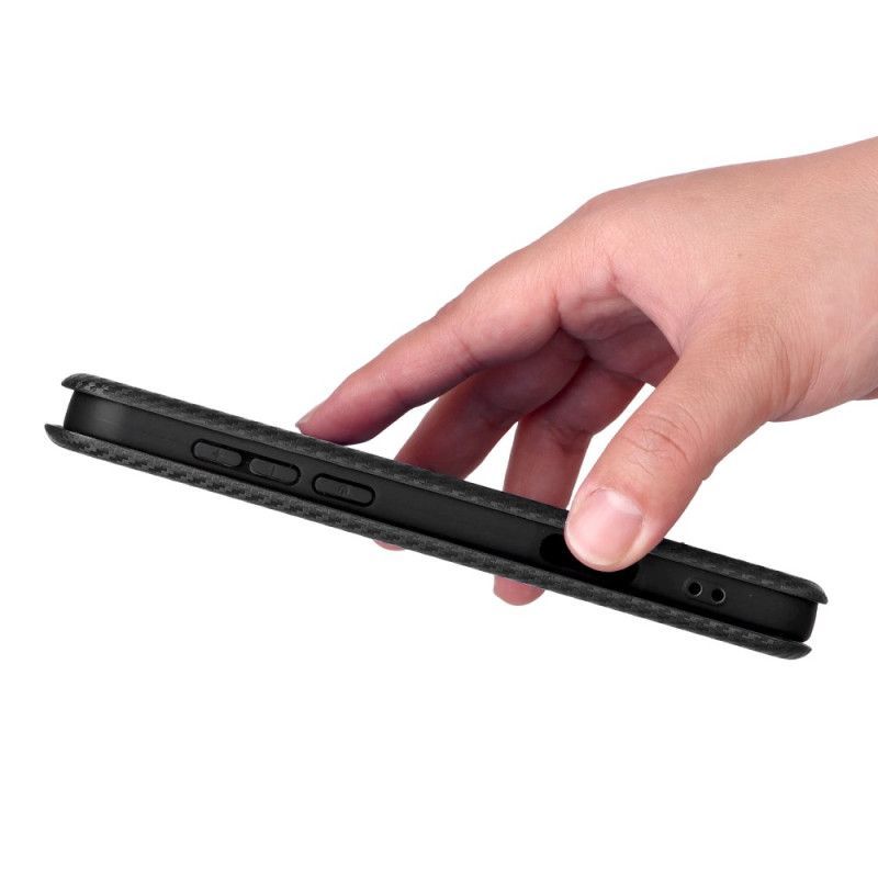 Flip Cover Oppo Find X9 Pro 5G Texture Fibre de Carbone