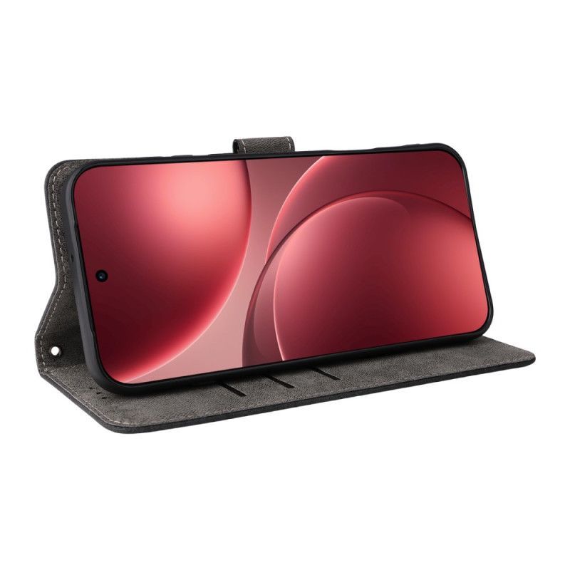 Housse Oppo Find X9 Pro 5G Effet Daim à Lanière