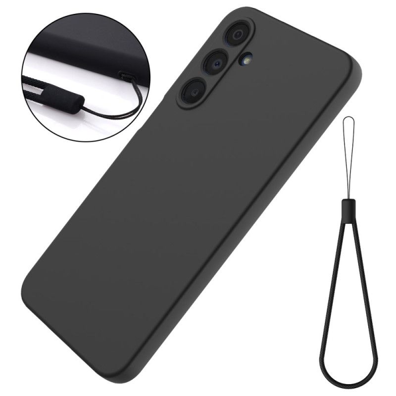 Coque Samsung Galaxy A16 4G / 5G Silicone Liquide à Lanière
