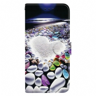 Housse Sony Xperia 10 VII Coeur Blanc