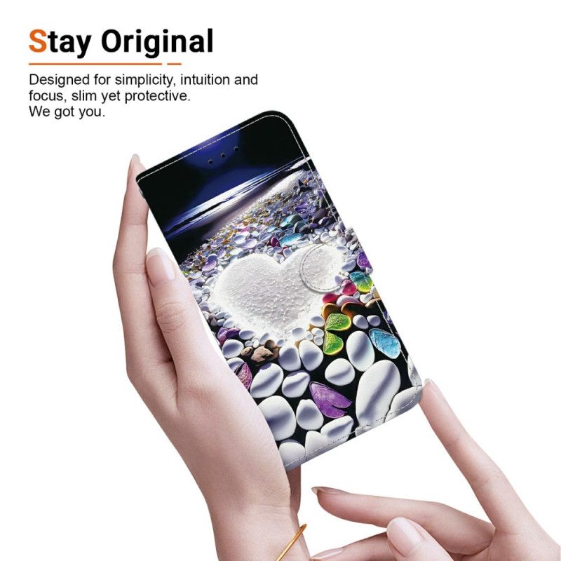 Housse Sony Xperia 10 VII Coeur Blanc