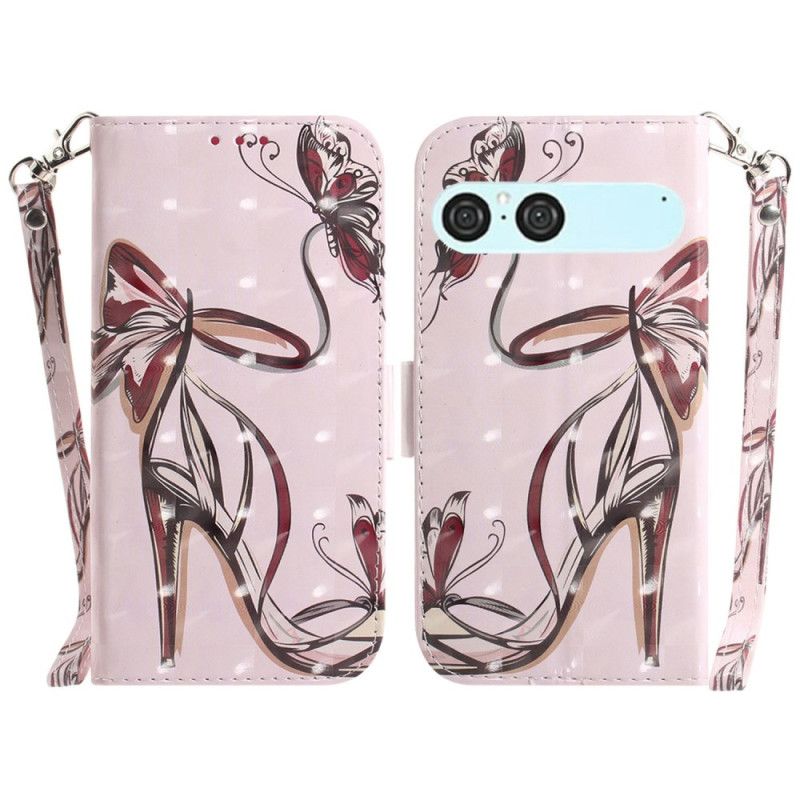 Housse Sony Xperia 10 VII Escarpin à Lanière