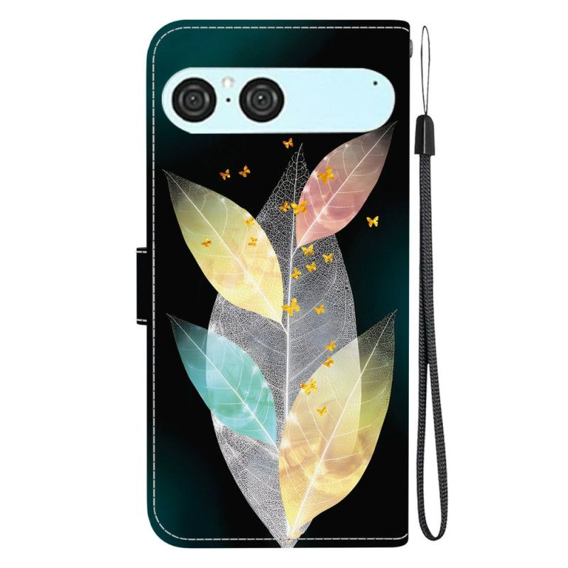 Housse Sony Xperia 10 VII Feuilles Colorées