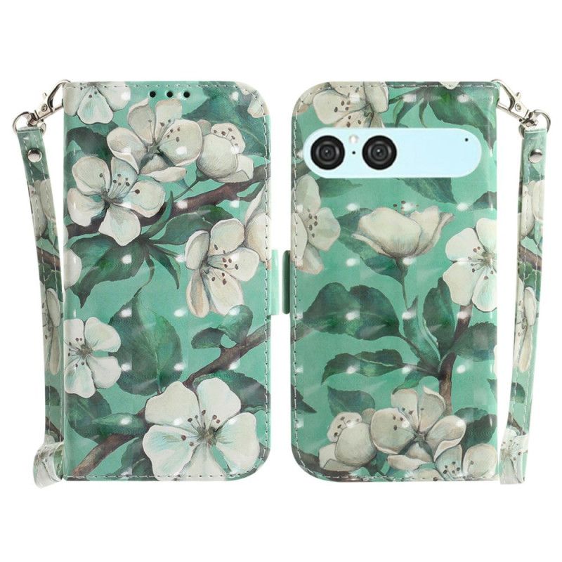 Housse Sony Xperia 10 VII Fleurs Aquarelle