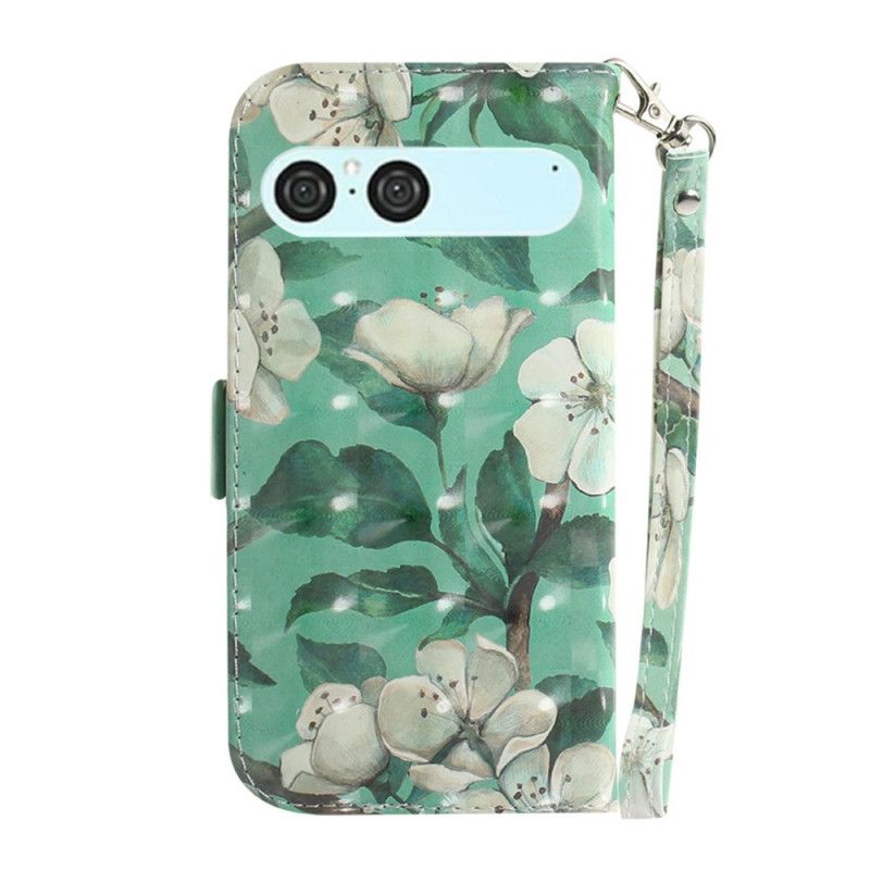 Housse Sony Xperia 10 VII Fleurs Aquarelle