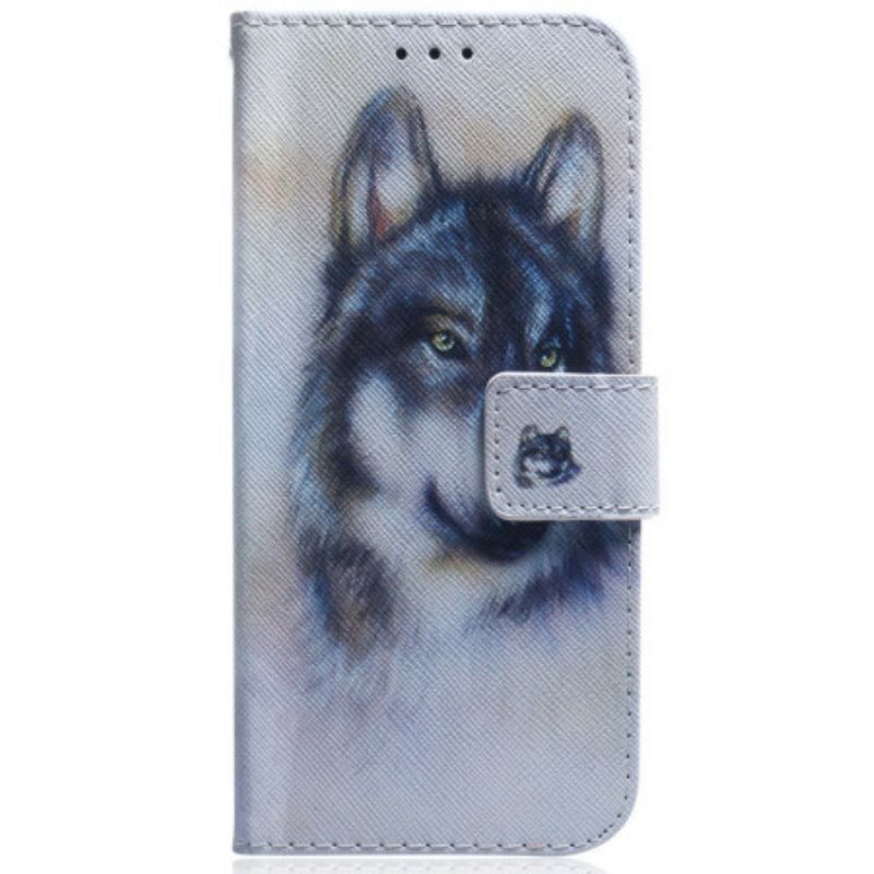 Housse Sony Xperia 10 VII Loup Aquarelle