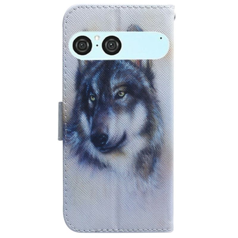 Housse Sony Xperia 10 VII Loup Aquarelle