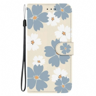 Housse Sony Xperia 10 VII Marguerite Bleues