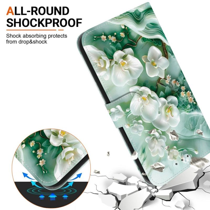 Housse Sony Xperia 10 VII Motif Floral Blanc
