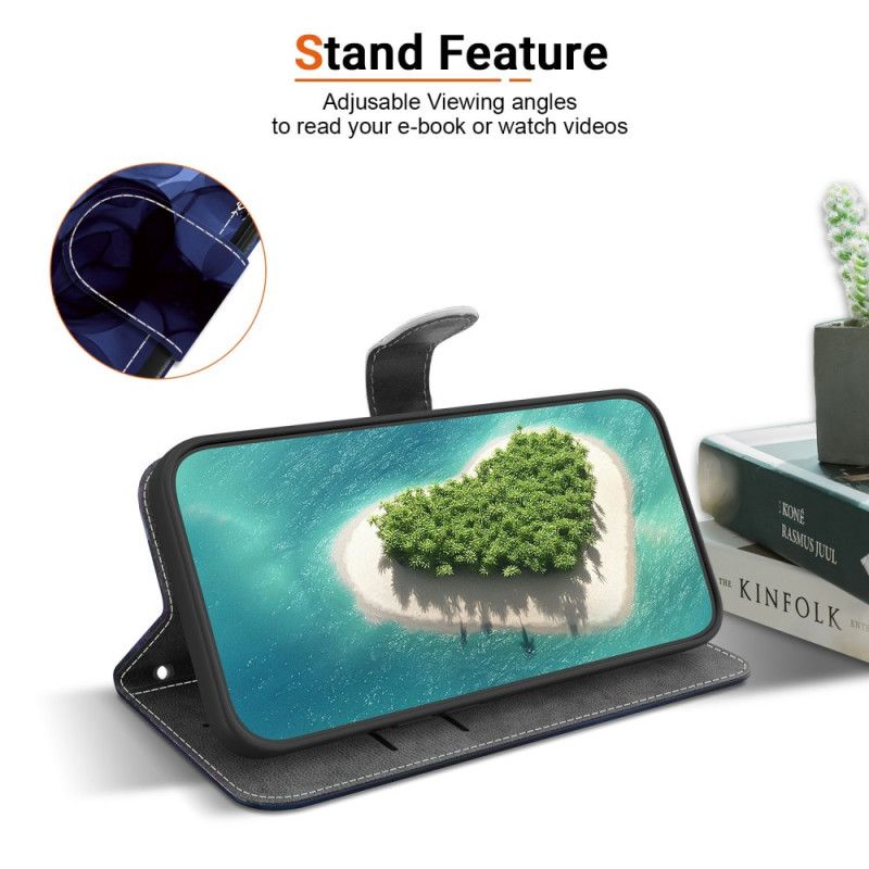 Housse Sony Xperia 10 VII Motif Floral Bleu