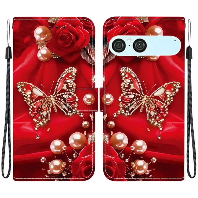 Housse Sony Xperia 10 VII Papillon et Perles