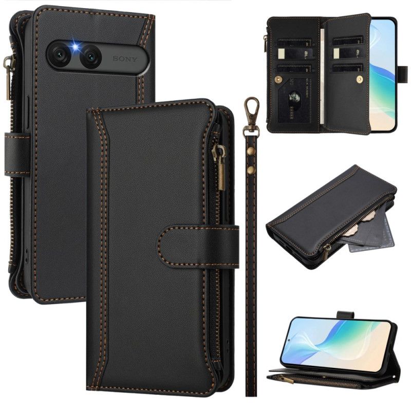 Housse Sony Xperia 10 VII Portefeuille 9 Porte-Cartes