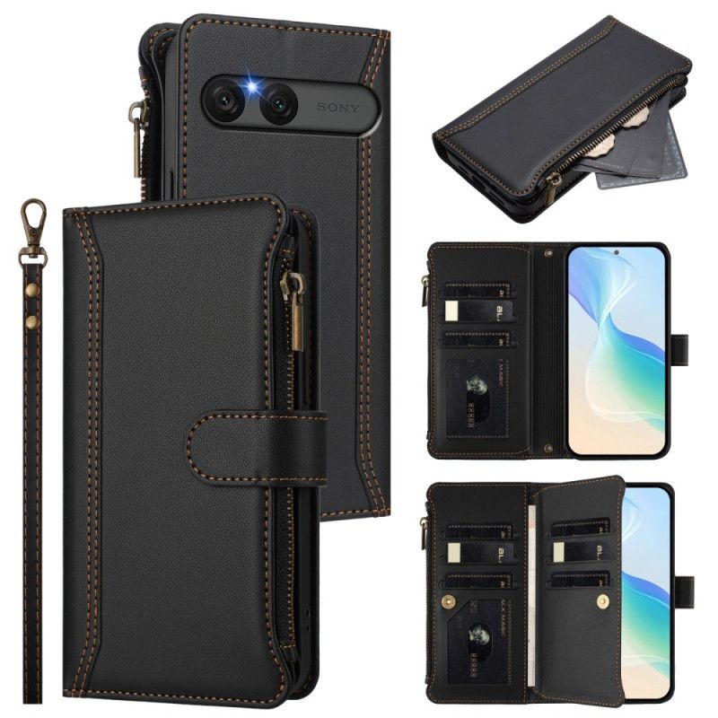 Housse Sony Xperia 10 VII Portefeuille 9 Porte-Cartes