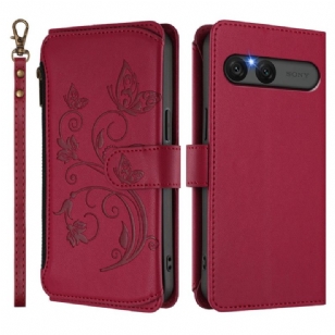 Housse Sony Xperia 10 VII Portefeuille RFID Floral