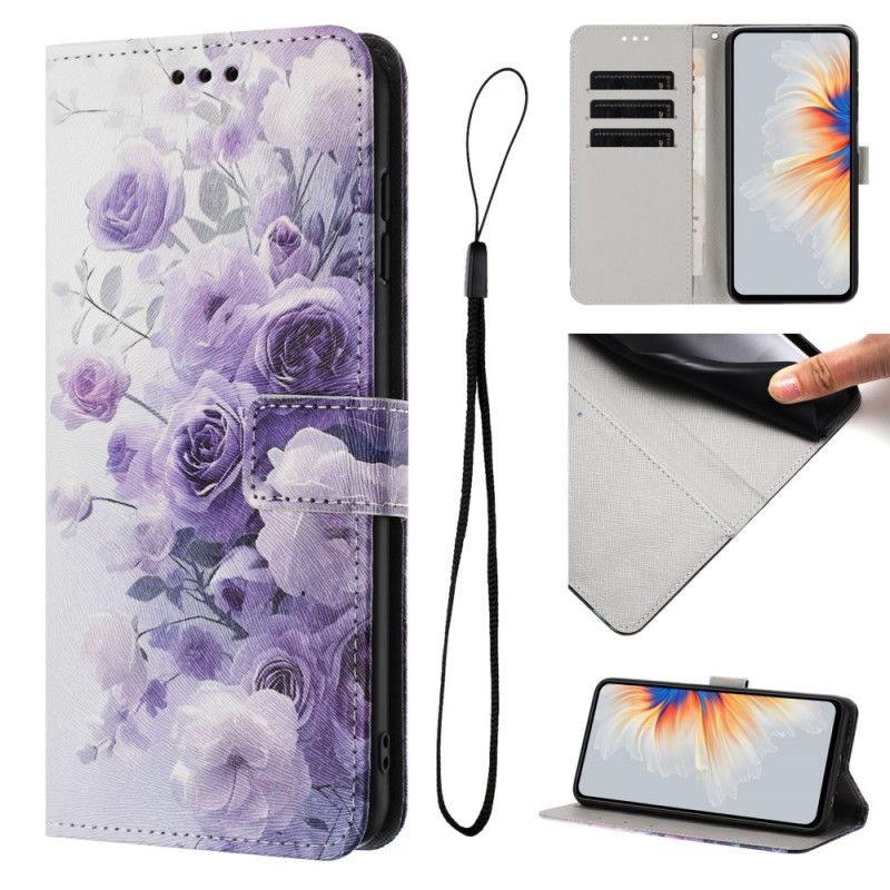 Housse Sony Xperia 10 VII Roses Violettes