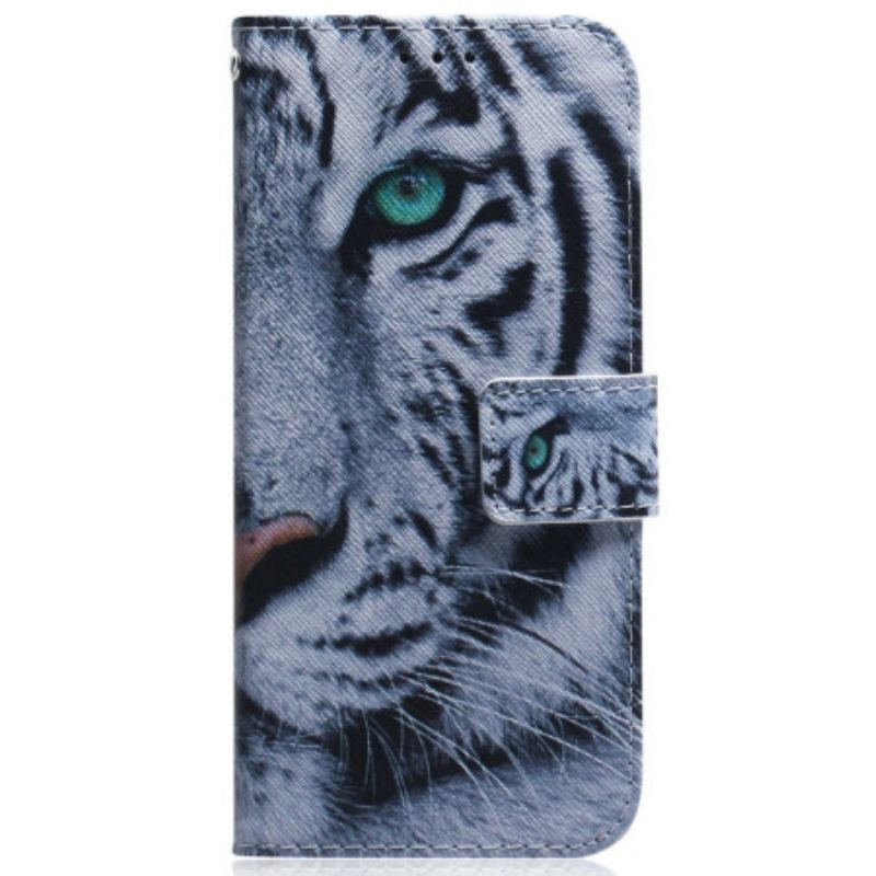 Housse Sony Xperia 10 VII Tigre Blanc
