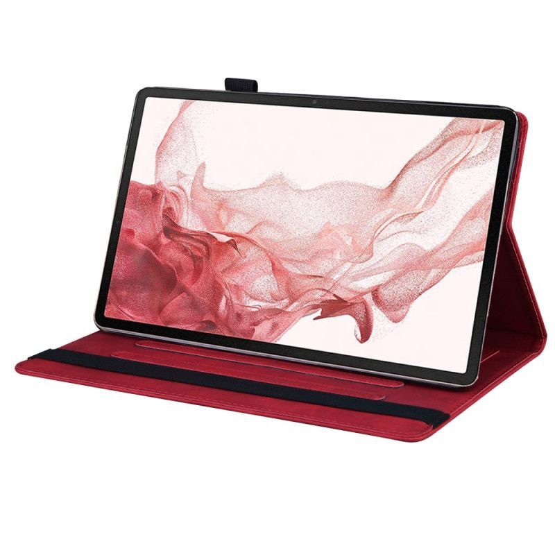 Étui Samsung Galaxy Tab S11 / S10 Lite / S10 FE / S9 / S9 FE / S8 / S7 Porte-Stylet et Pochette Frontale