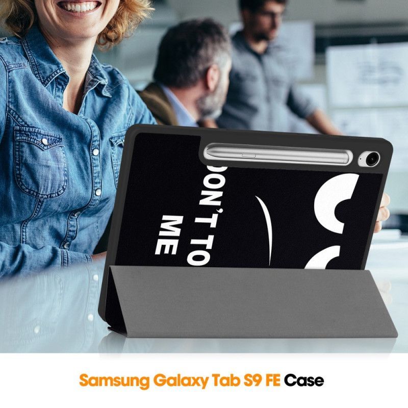 Smart Case Samsung Galaxy Tab S10 Lite Porte-Stylet Don't Touch Me