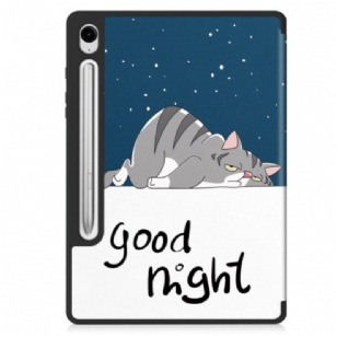 Smart Case Samsung Galaxy Tab S10 Lite Porte-Stylet Good Night