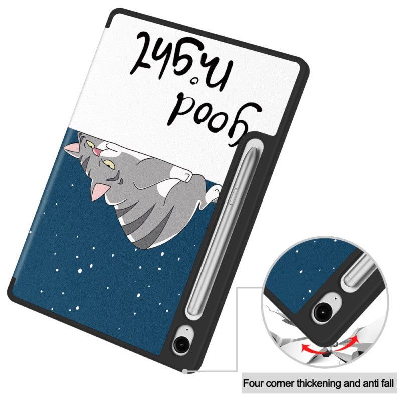 Smart Case Samsung Galaxy Tab S10 Lite Porte-Stylet Good Night