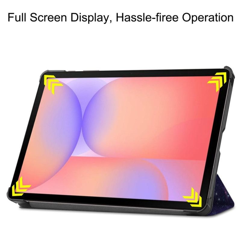 Smart Case Samsung Galaxy Tab S10 Lite Renforcée Porte-Stylet Cosmos