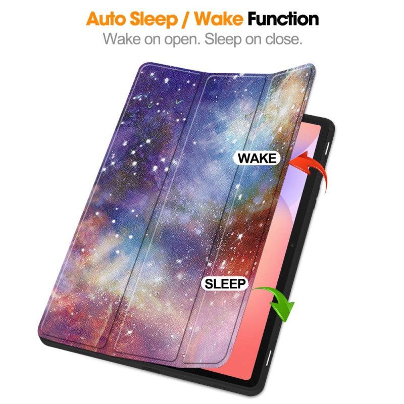 Smart Case Samsung Galaxy Tab S10 Porte-Stylet Cosmos