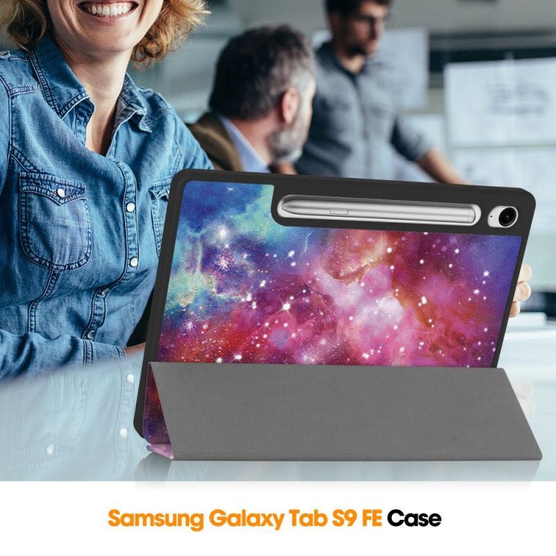 Smart Case Samsung Galaxy Tab S10 Porte-Stylet Cosmos