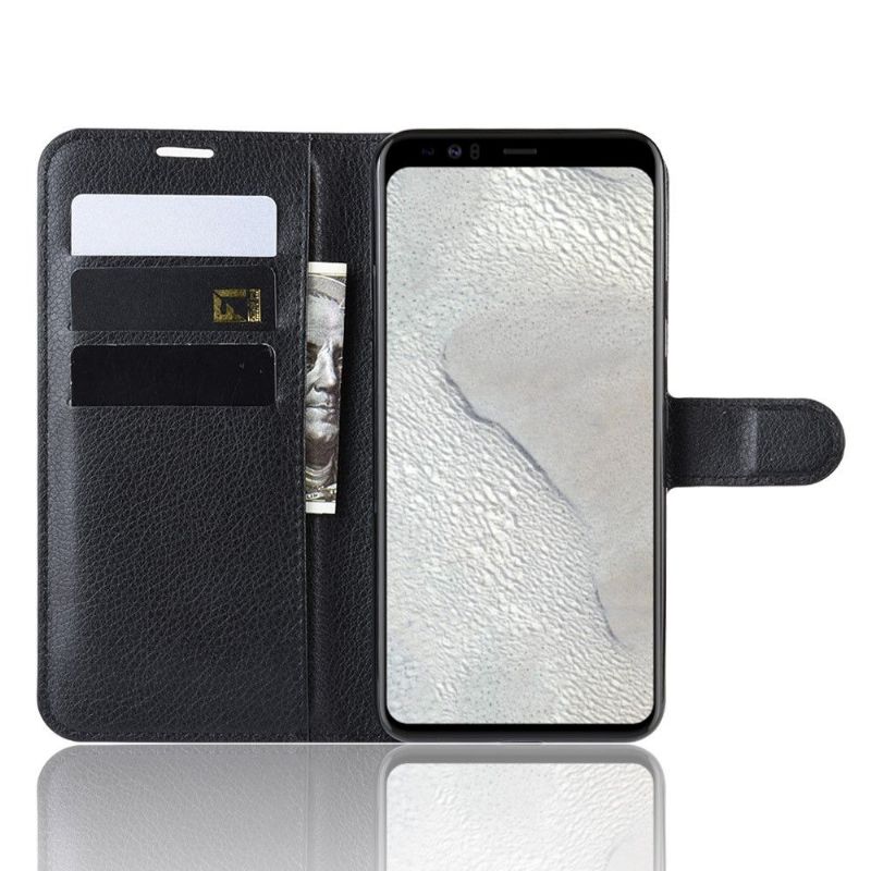 Google Pixel 4 - Housse style cuir portefeuille