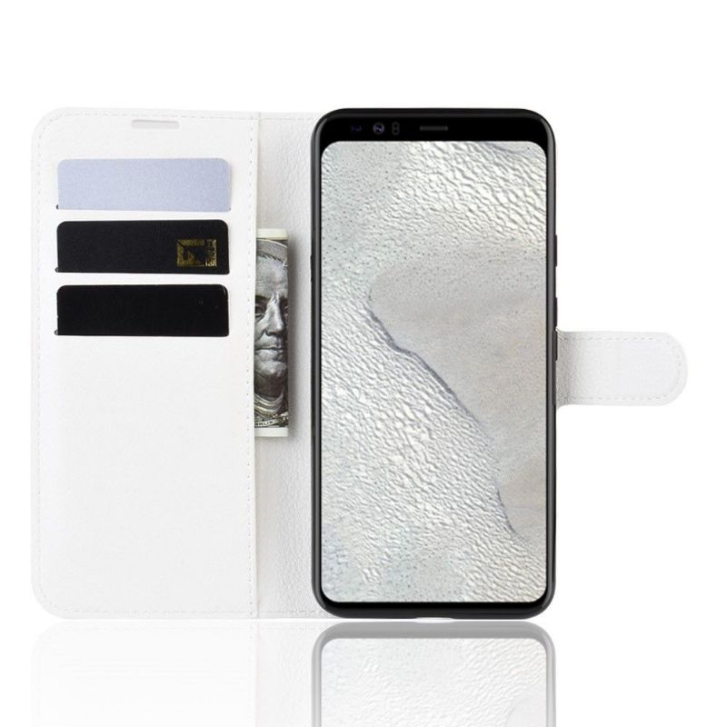 Google Pixel 4 - Housse style cuir portefeuille