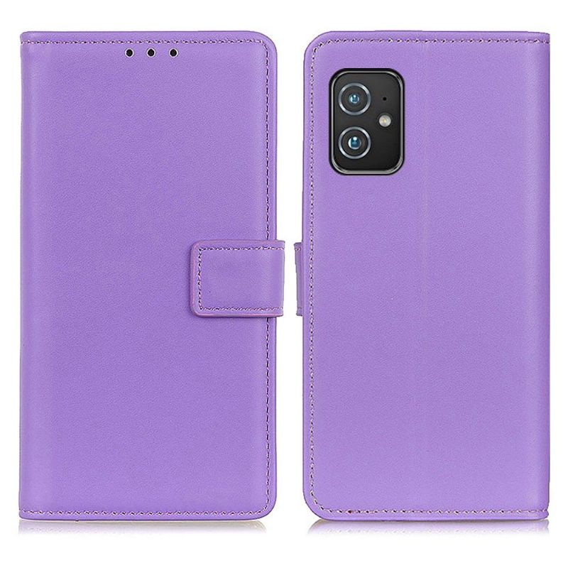 Housse Asus Zenfone 8 simili cuir basique