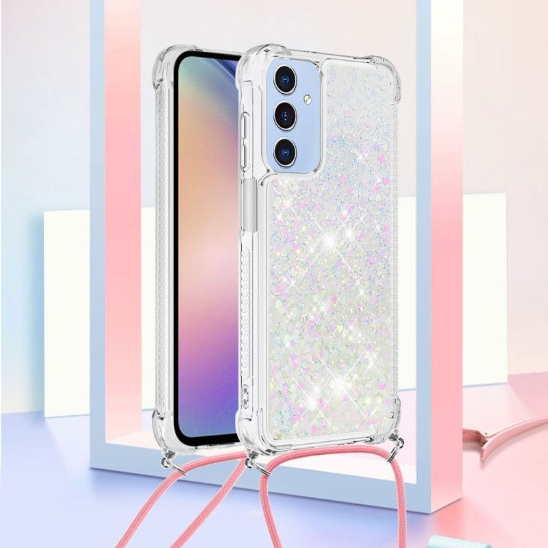 Coque à Cordon Samsung Galaxy A17 4G / 5G Paillettes