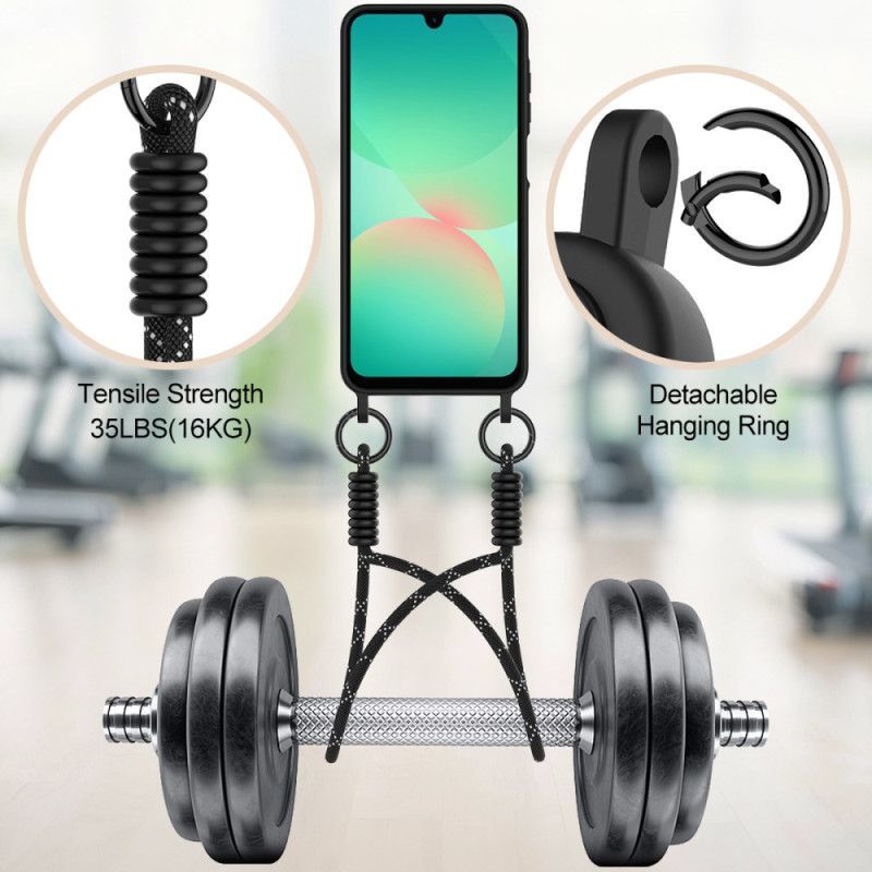 Coque à Cordon Samsung Galaxy A17 4G / 5G Porte-Carte