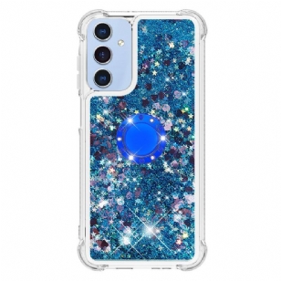 Coque Samsung Galaxy A17 4G / 5G Anneau-Support Paillettes