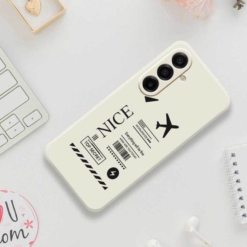 Coque Samsung Galaxy A17 4G / 5G Billet d'Embarquement