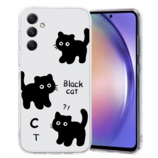 Coque Samsung Galaxy A17 4G / 5G Chats Noirs