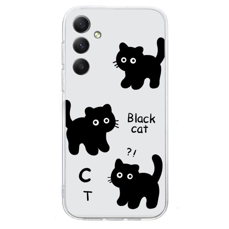 Coque Samsung Galaxy A17 4G / 5G Chats Noirs