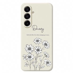 Coque Samsung Galaxy A17 4G / 5G Fleurs Graphiques