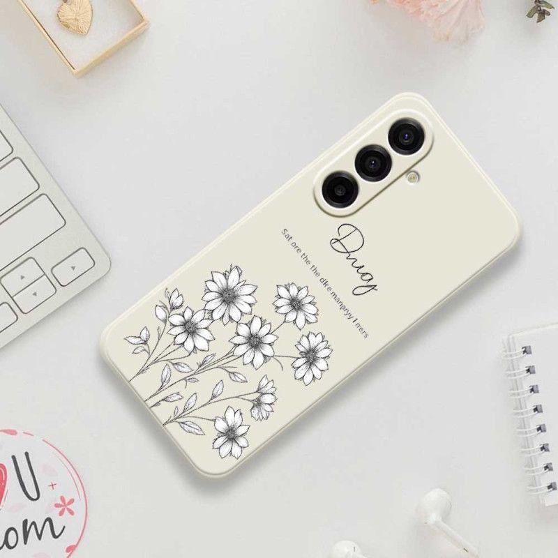 Coque Samsung Galaxy A17 4G / 5G Fleurs Graphiques