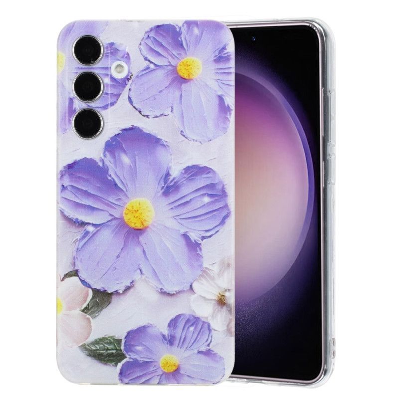 Coque Samsung Galaxy A17 4G / 5G Fleurs Violettes