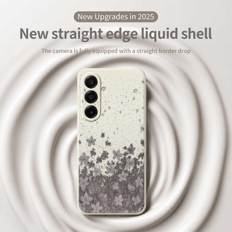 Coque Samsung Galaxy A17 4G / 5G Florale Grise