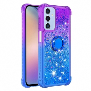Coque Samsung Galaxy A17 4G / 5G Gradient Paillettes Anneau-Support