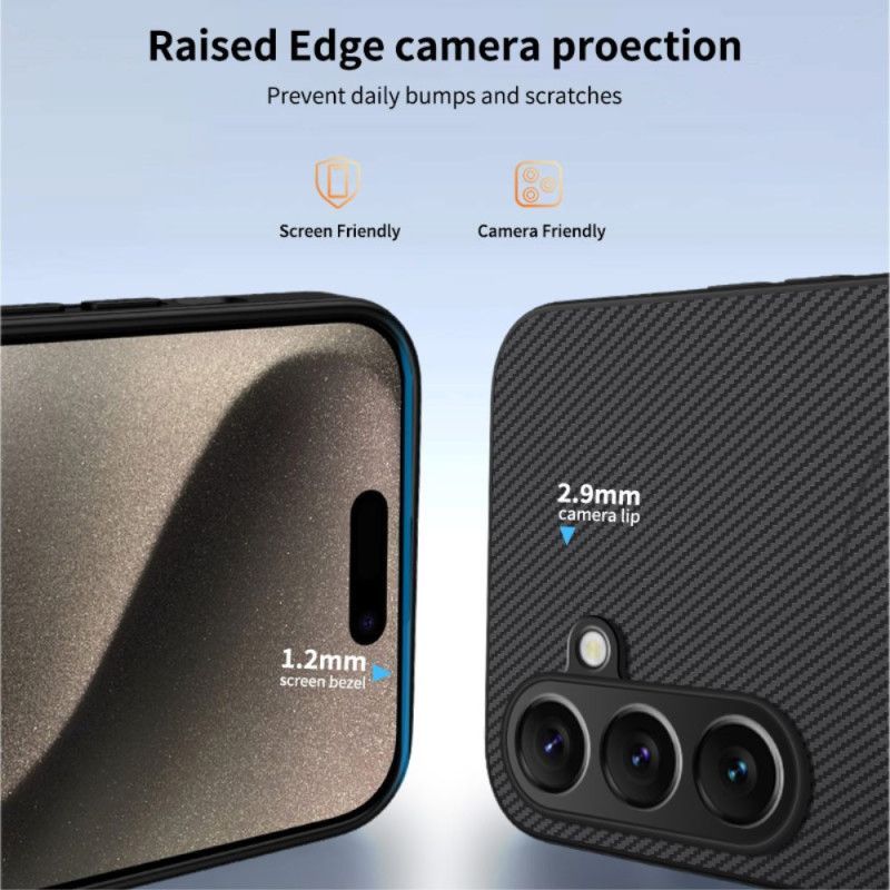 Coque Samsung Galaxy A17 4G / 5G Magnétique Fibre Carbone