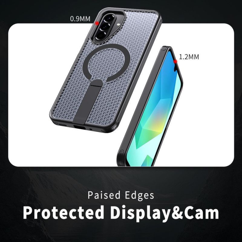 Coque Samsung Galaxy A17 4G / 5G Magnétique Texture Grillagée