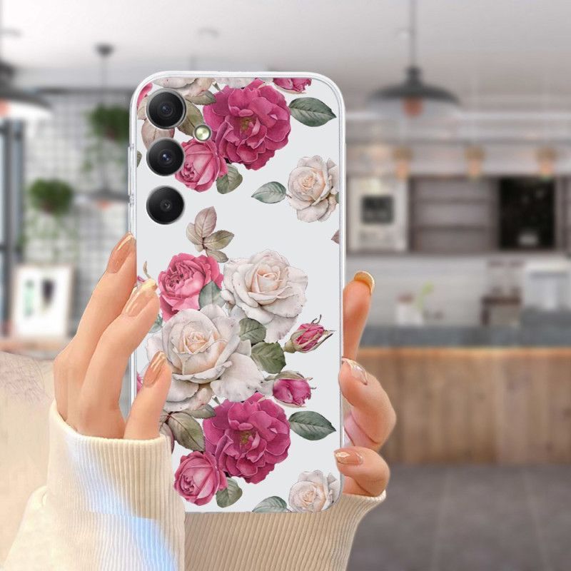 Coque Samsung Galaxy A17 4G / 5G Motif Pivoine