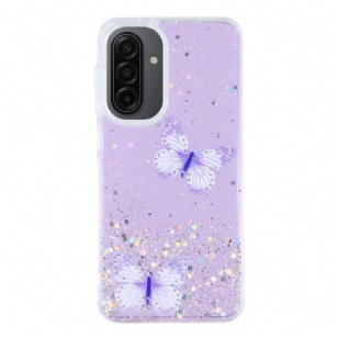 Coque Samsung Galaxy A17 4G / 5G Papillons Paillettes