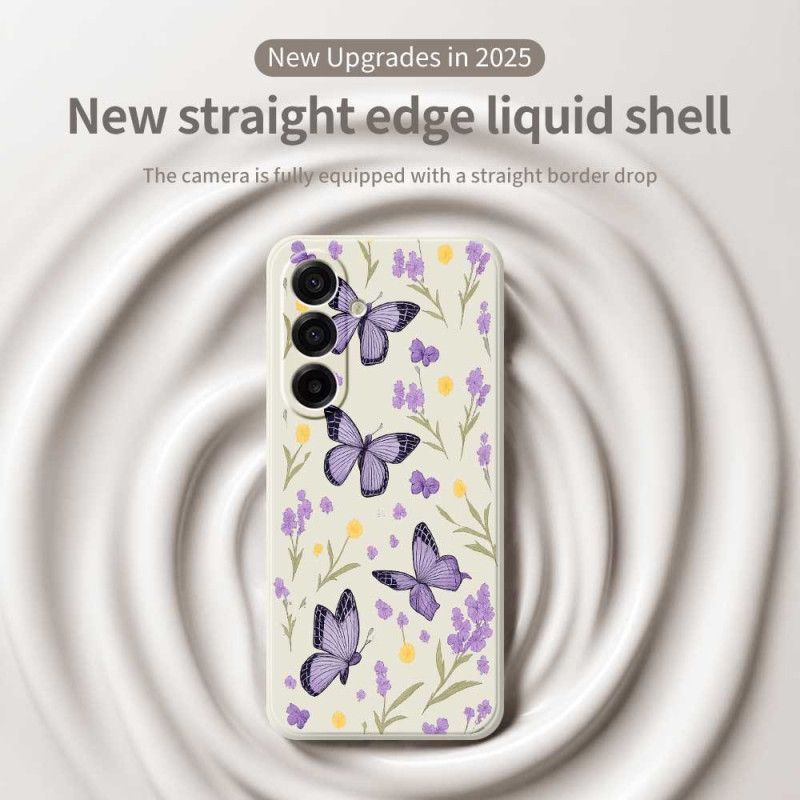 Coque Samsung Galaxy A17 4G / 5G Papillons Violets