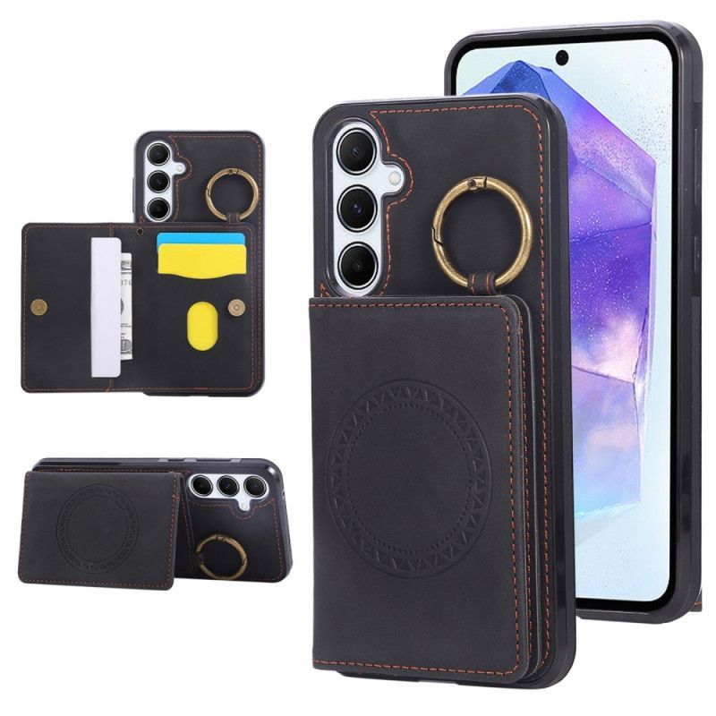 Coque Samsung Galaxy A17 4G / 5G Porte-cartes et Anneau