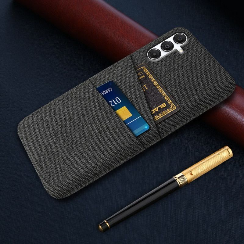 Coque Samsung Galaxy A17 4G / 5G Porte-Cartes Tissu